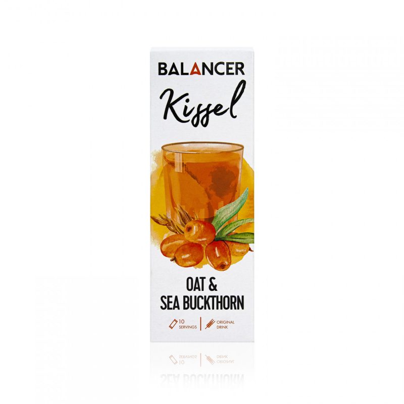 Альгинатный кисель BALANCER Kissel со вкусом «Овсяно-облепиховый», 10 стиков